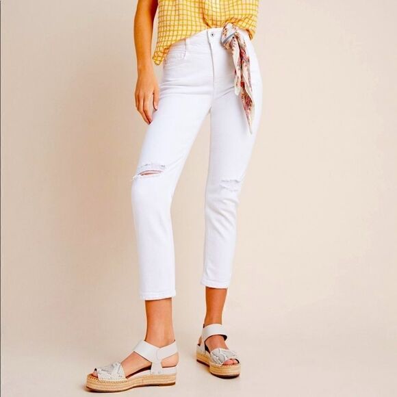 Pilcro high rise denim mint colorway   - Picture 1 of 4